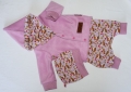 Bild 6 von Newborn Baby Set - Babyjacke - Pumphose & Mütze Jersey Rosa Fuchs Gr. 50-62