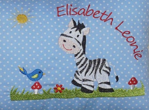 Bild 1 von Tolle Kindergartentasche mit Stickbild und Namen - Personalisierte Tasche, Tasche mit Namen