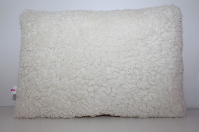 Bild 1 von Kuschelkissen, Namenskissen Motiv Hund mit Halstuch 20x30 cm  / (Stoffvarianten) rosa Sterne