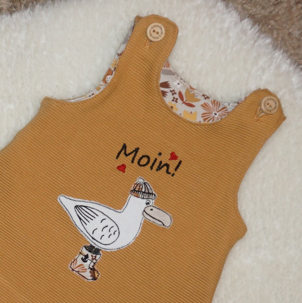 Bild 1 von Frühchen - Newborn - Baby Strampler Gr. 44/50 - Moin - Frühchenkleidung  / (Optionen) Strampler