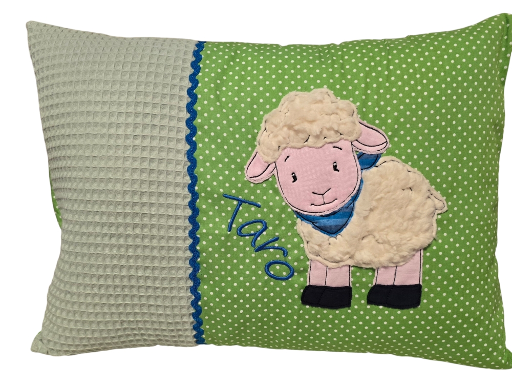 Bild 1 von Niedliche Schäfchen Kissen - Personalisierte Kissen, Geschenk zur Geburt, Kissen mit Namen