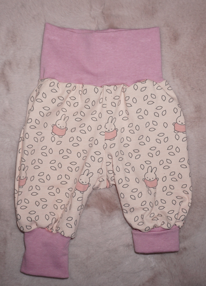 Bild 1 von Übergangsjacke - Babyjacke - Pumphose - Mütze - Waffelpique/Jersey Häschen