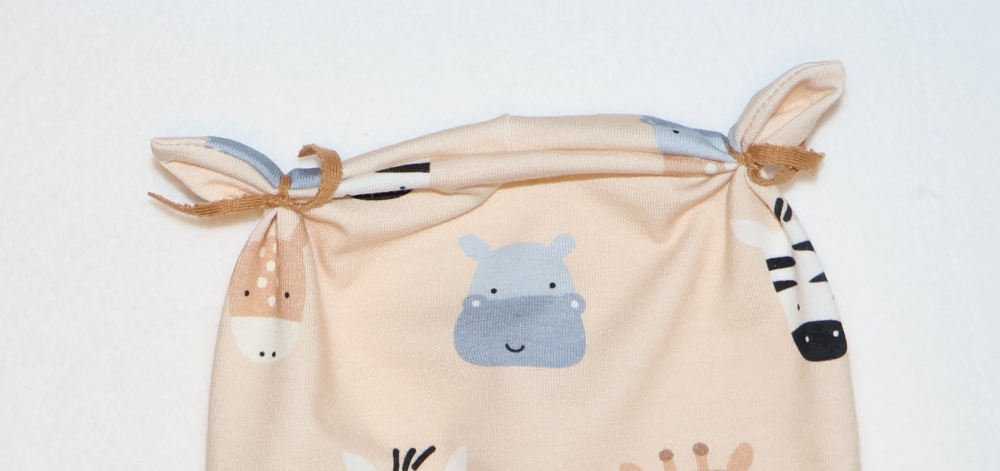 Bild 1 von Newborn Baby Set - Pumphose & Mütze - Little Safari BIO Jersey Gr. 50-62