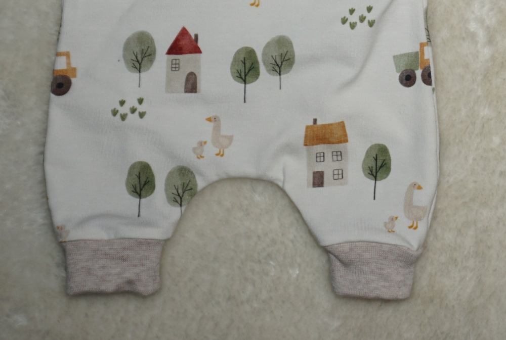 Bild 1 von Frühchen - Newborn - Baby Strampler Gr. 39 - Bauernhof - Frühchenkleidung