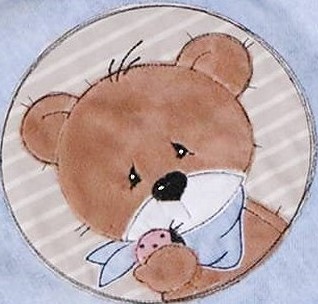Bild 1 von Namenskissen, Kuschelkissen mit niedlichen Bärchen - 25x35 cm - Hülle & Inlett