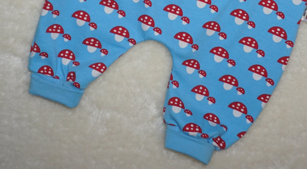 Bild 1 von Baby Set - Süßer Strampler  & Mütze Gr. 56 - blau Fliegenpilze