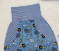 Bild 5 von Newborn Baby Set - Babyjacke - Pumphose & Mütze Jersey Blau - Safari Tiere Gr. 62/68