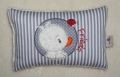 Bild 2 von Namenskissen, Kuschelkissen Button Ente mit Marienkäferchen  & Namen/ Geburtsdatum 20x30 cm