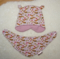 Bild 6 von Baby Pumphose, Mütze  & Halstuch - Jersey rosa Füchse