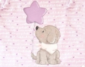 Bild 6 von Namenskissen, Kuschelkissen Doodle Stickerei Hund und Namen 40x40 cm