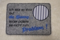Bild 2 von Mug Rug Tassenteppich - Untersetzer - verschiedene Sprüche - Filz - 