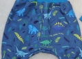 Bild 5 von Newborn Baby Set - Pumphose & Mütze Sweatstoff Blau - Dinos Gr. 50-62