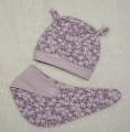 Bild 6 von Newborn Baby Set - Pumphose & Mütze Jersey Altrosa Blümchen Gr. 50 - 68