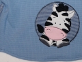 Bild 9 von Newborn Baby Set - Babyjacke - Pumphose & Mütze Jersey Blau - Safari Tiere Gr. 62/68