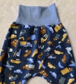 Bild 4 von Süße Pumphose Jersey stahlblau bunte Fahrzeuge Gr. 56-92 Baby, Kind, Junge, Mädchen, Baby Hose