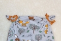Bild 7 von 2 tlg. Baby Newborn-Set  Gr. 56 - Legging - Hose und  Mütze  - Jersey  hellgrau Reh/Fuchs
