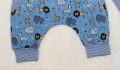 Bild 4 von Newborn Baby Set - Babyjacke - Pumphose & Mütze Jersey Blau - Safari Tiere Gr. 62/68