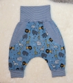 Bild 2 von Newborn Baby Set - Babyjacke - Pumphose & Mütze Jersey Blau - Safari Tiere Gr. 62/68  / (Variationen) Übergangsjacke