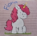 Bild 1 von  Kleines Einhorn & Name 20x30 cm, Personalisierte Kissen, Geschenk Geburt, Kissen mit Namen