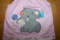 Bild 3 von Schöne Bluse Gr. 104 - Rosa - mit einer süßen Elefanten Doodle Stickerei