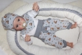 Bild 10 von Newborn, Baby Pumphose, Mütze & Halstuch Gr. 56, Geschenk zur Geburt, Homecomingset, Reborn, Geburt