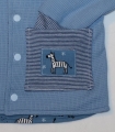 Bild 12 von Newborn Baby Set - Babyjacke - Pumphose & Mütze Jersey Blau - Safari Tiere Gr. 62/68
