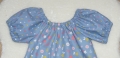 Bild 2 von Kleid/Tunika Gr. 86 - blau Blumen Herzen