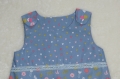 Bild 2 von Kleid - Tunika - Hängerchen  Gr. 80/86 - blau Blumen Herzen