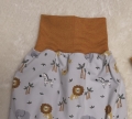 Bild 3 von Newborn Baby Set - Pumphose & Mütze Jersey Grau Safari Gr. 50-62