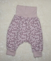 Bild 2 von Newborn Baby Set - Pumphose & Mütze Jersey Altrosa Blümchen Gr. 50 - 68