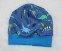 Bild 6 von Newborn Baby Set - Pumphose & Mütze Sweatstoff Blau - Dinos Gr. 50-62