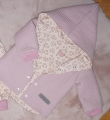 Bild 2 von Übergangsjacke - Babyjacke - Pumphose - Mütze - Waffelpique/Jersey Häschen