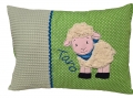 Niedliche Schäfchen Kissen - Personalisierte Kissen, Geschenk zur Geburt, Kissen mit Namen