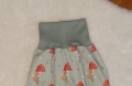 Bild 6 von Newborn  Baby Pumphose Gr. 56 Ribstrick Jersey grün Fuchs, Geschenk zur Geburt, Babyhose