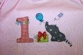 Bild 2 von Geburtstag - Tunika - Bluse  - Doodle Stickerei Elefant  / (Stoffvariante) grün Punkte / (Größe) Gr. 104