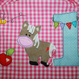 Bild 2 von Geburtstag - Tunika - Bluse  - Doodle Stickerei Pferdchen Zottel