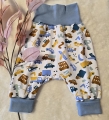 Süße Pumphose Jersey creme bunte Fahrzeuge Gr. 56-92 Baby, Kind, Junge, Mädchen, Baby Hose
