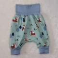 Bild 5 von Süße Baby Pumphose, Mütze & Halstuch Gr. 50-68, Jersey grün Fuchs Geburt, Geschenk, Newborn