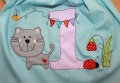 Bild 3 von Geburtstag - Tunika - Bluse  - Doodle Stickerei Katze