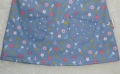 Bild 3 von Kleid - Tunika - Hängerchen  Gr. 80/86 - blau Blumen Herzen