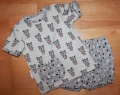 Bild 1 von Shirt & Hose Gr. 80 Jersey grau Bärchen/Herzen