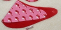 Bild 6 von New Born Babymütze  und Halstuch - Stretchcord rot Jersey Rosa Fliegenpilze