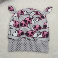 Bild 6 von New Born Baby Set - Pumphose & Mütze Jersey Grau Marienkäfer Gr. 50-68