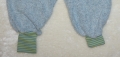 Bild 3 von Pumphose & Beanie Gr. 86  Boucle hellblau mit  Bärchen Applikation