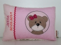 Bild 4 von Namenskissen, Kuschelkissen mit niedlichen Bärchen, Geburtsdatum und Namen 20x30 cm