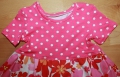 Bild 4 von Sommerkleid, Drehkleid Größe 92 Pink Materialmix