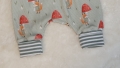 Bild 4 von Newborn  Baby Pumphose Gr. 56 Ribstrick Jersey grün Fuchs, Geschenk zur Geburt, Babyhose