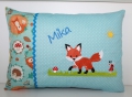 Kuschelkissen, Namenskissen - Kleiner Fuchs - 20x30 cm