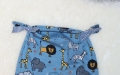 Bild 7 von Newborn Baby Set - Babyjacke - Pumphose & Mütze Jersey Blau - Safari Tiere Gr. 62/68