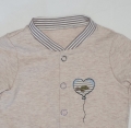 Bild 7 von Baby Set - Jacke, Pumphose & Mütze Blau/ Hellbeige Gr. 62/68